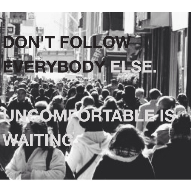 Uncomfortable is waiting