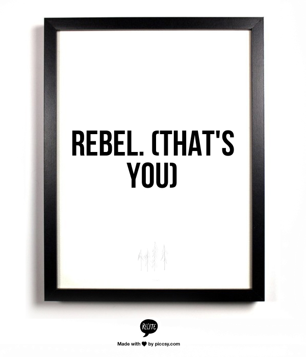 Rebel, Chris Creed, Chris Creed Blog, Work Blog, 