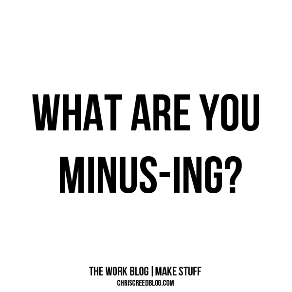 Minus-ing
